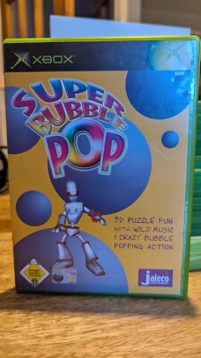 Super Bubble Pop Original Xbox Boxed Komplett Selten UK PAL 