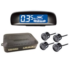 Car Auto Backup Reverse Rear Radar System Alert Alarm Kit 4 Parking Sensors