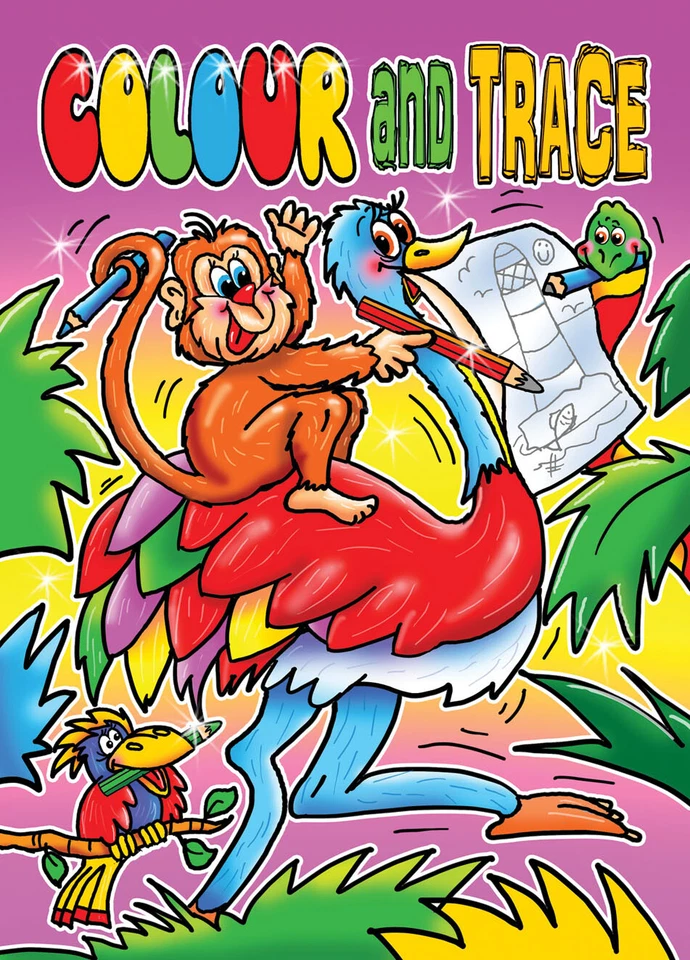 Bambini A4 Imparare Attività, Puzzle, Disegno Schizzo Carta & Colorare Books - Immagine 4 di 4