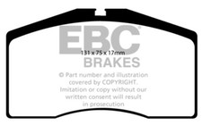 EBC Bluestuff Front Brake Pads for Porsche 911 (993) 3.6 Twin Turbo 4 (95 > 97)