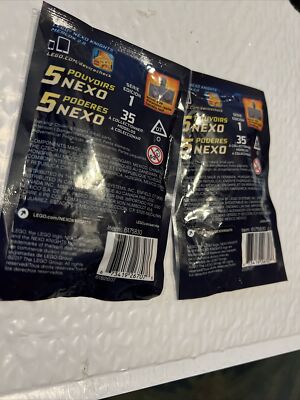 2x LEGO Nexo Knights Combo NEXO Powers Wave 1 70372 Lot 2 Bags