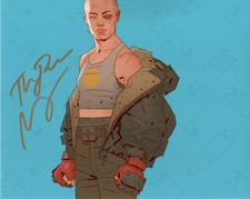 UFC Fighting Champ Rose Thug Rose Namajunas Signed Autographed 8x10 Photo COA -I