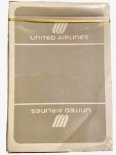 Playing Cards UNITED AIRLINES Grey pack Vintage Sealed
