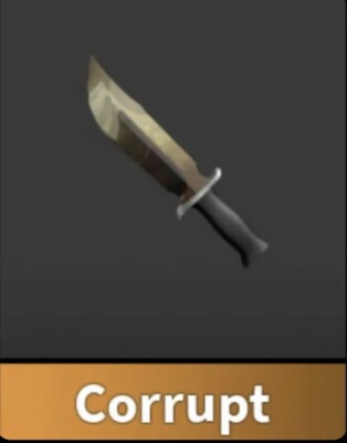 ROBLOX MM2 GOLDEN SET AND INDIVIDUAL CORRUPT
