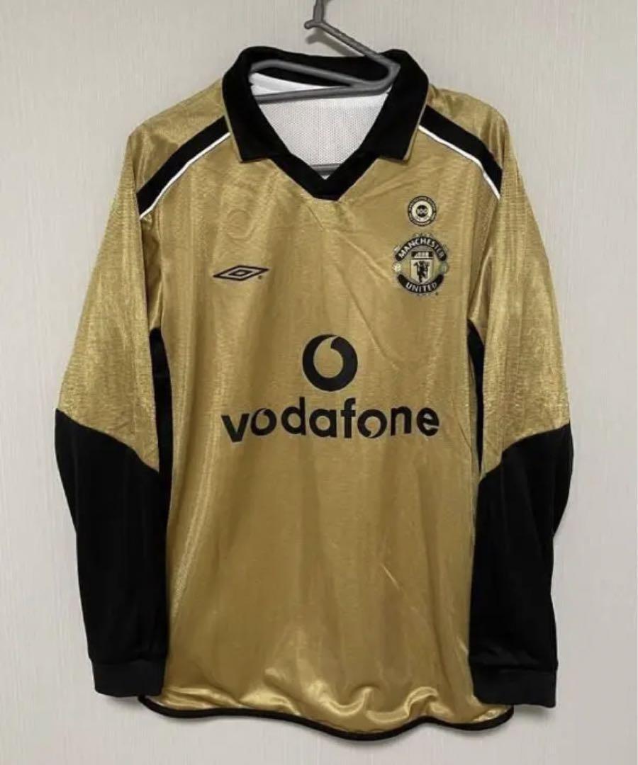 BECKHAM 7 Umbro サッカーウェア ゴールド&ホワイト　両面 s-l1200.jpg