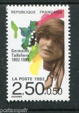FRANCE 1992 timbre 2752, Musique G. Tailleferre, neuf**