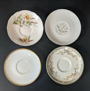 5.5 Inch Floral Dessert Plates (Regency Mayer Kaysons) Saucer Lot