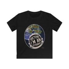 Pretend I'm an Astronaut - Lazy Halloween - Kids Softstyle Tee