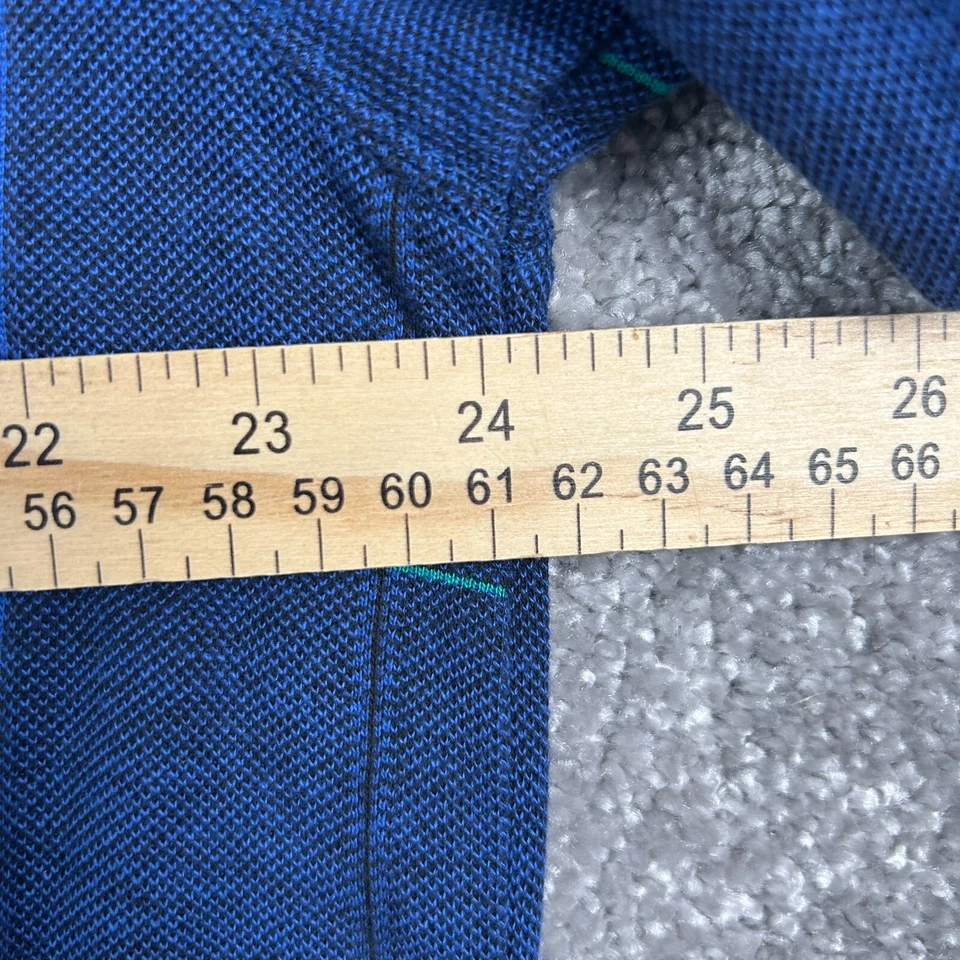 Camisa polo de golf Payne Stewart Legacy para hombre XL azul a cuadros manga larga vintage Foto 2 de 4