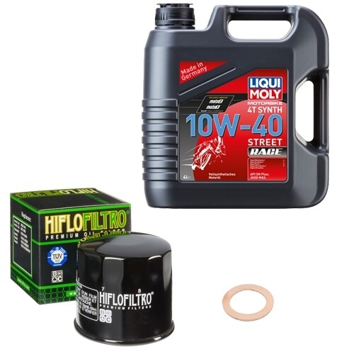 Ölwechselset Ölfilter Motul 5100 10w40 Für: Suzuki GSF 1200 / S Alle