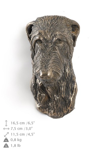 Statue Deerhound En Résine – Art Dog FR, Édition Limitée, Sculpture Animalière