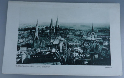 NDL Bremen:  Speisekarte Dampfer Sierra Córdoba 14. Juli 1928 (99328)