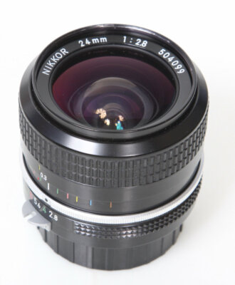 Nikon 24mm Nikkor Lens Non-ai Mount for camera manual focus