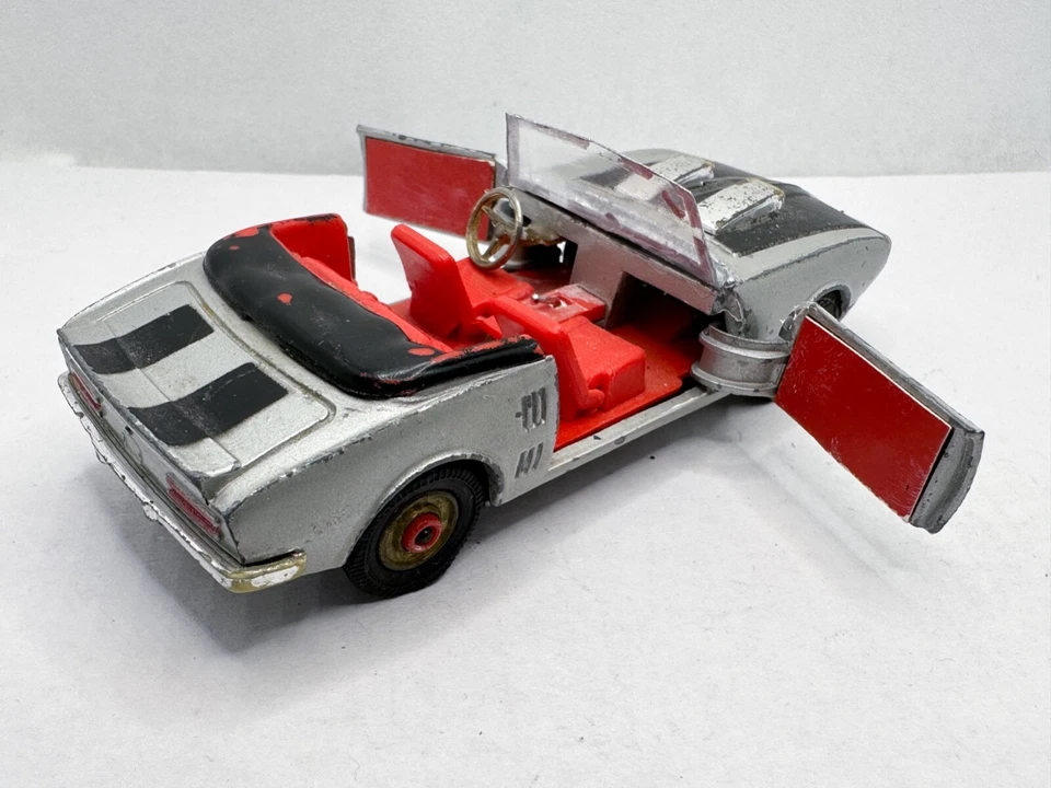 CORGI TOYS # 343 PONTIAC FIREBIRD (MANCHA ROJA) WHIZZWHEELS DIECAST CAR PLAY USADO Foto 3 de 4