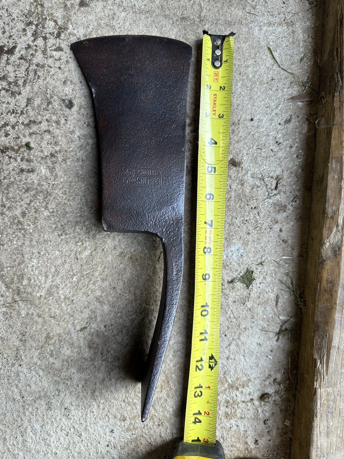 RARE Collins Legitimus Pulaski Axe FS Embossed eBay