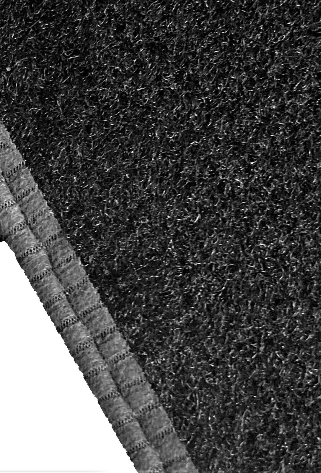 Car Mats for VW T6 Transporter Walkthrough Van 2015 on Black Carpet