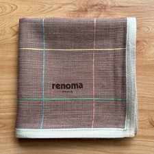 HANDKERCHIEF MEN'S POCKET SQUARE VINTAGE ART STRIPED PLAIN COTTON 18" A-0670