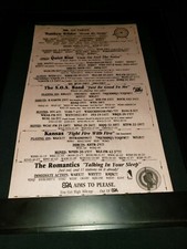 Kansas, Romantics, Quiet Riot, S.O.S. Rare affiche publicitaire promo radio groupe encadrée !