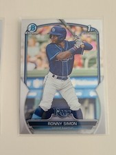 RONNY SIMON 2023  BOWMAN CHROME PROSPECT 1ST BOWMAN CHROME #BCP-112