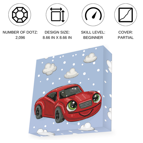 Diamond Dotz Sporty - Diamond Painting Kit - 8,66 - 8,66 Zoll - Bild 5 von 6