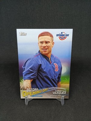 Christian Vazquez 2018 Topps Opening Day Before Opening Day BOD-CV