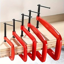 G Clamp Deep Reach C Clamp 4 Inch C-Clamp Set Heavy Duty Steel C Clamp