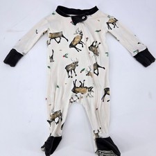 Burt's Bees Baby Sleeper Organic Cotton Holiday Romper Newborn