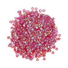 Loose Sequins Iridescent Sequins Embroidery Sequins,Red