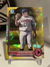 2022 Bowman Draft Sapphire 1st Parker Messick BDC-71 Yellow /99  Guardians