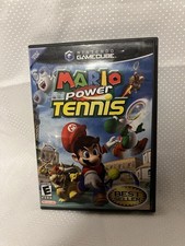 Mario Power Tennis (Nintendo GameCube, 2004) CIB Complete Black Label BS Tested!