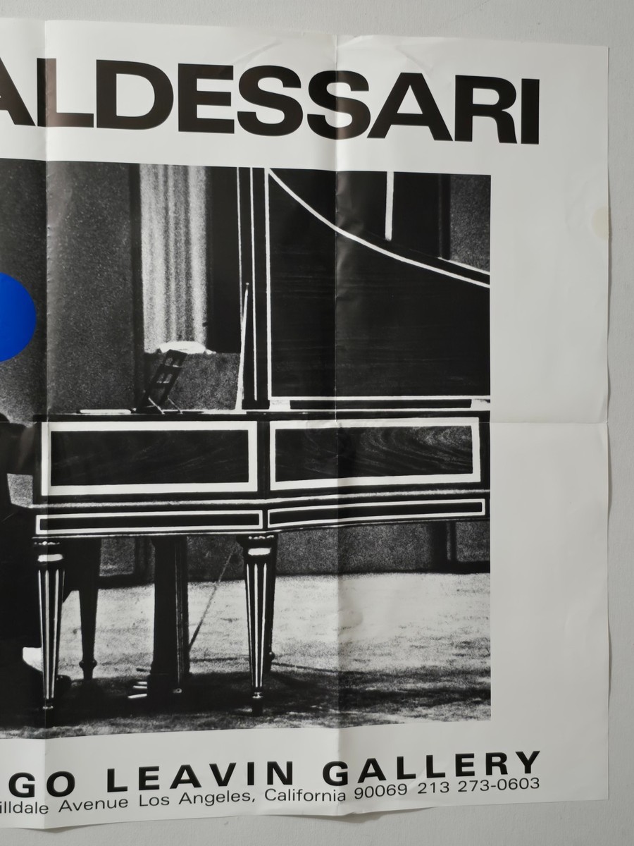 JOHN BALDESSARI EXHIBITION 1988 ART PRINT POSTER CONCEPTUAL LOS