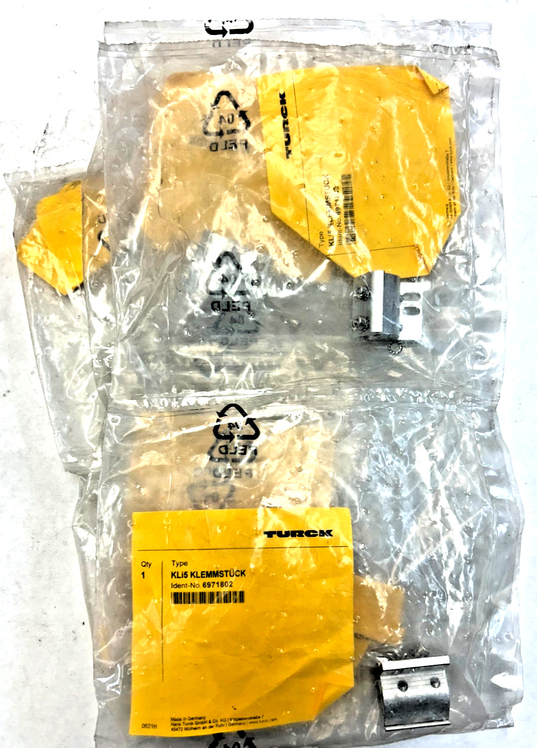 TURCK KLi5 KLEMMSTUCK (6971802) CYL. MOUNTING CLAMP FOR 1.25" TO 2" Dia.CYLINDER