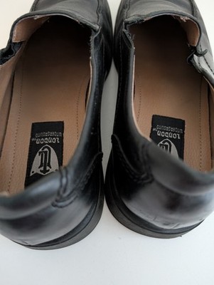 NEW In Box LONDON UNDERGROUND Men’s Loafer Slip On Shoes 10.5 Black London Underground loafers slip on shoes black square toe  main image 4