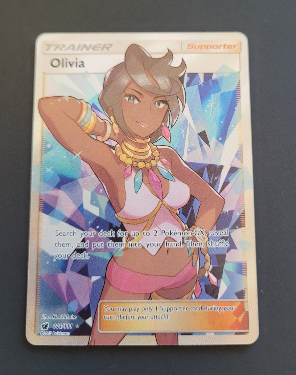 Olivia (Full Art) SM - Crimson Invasion - Pokemon NM 111/111