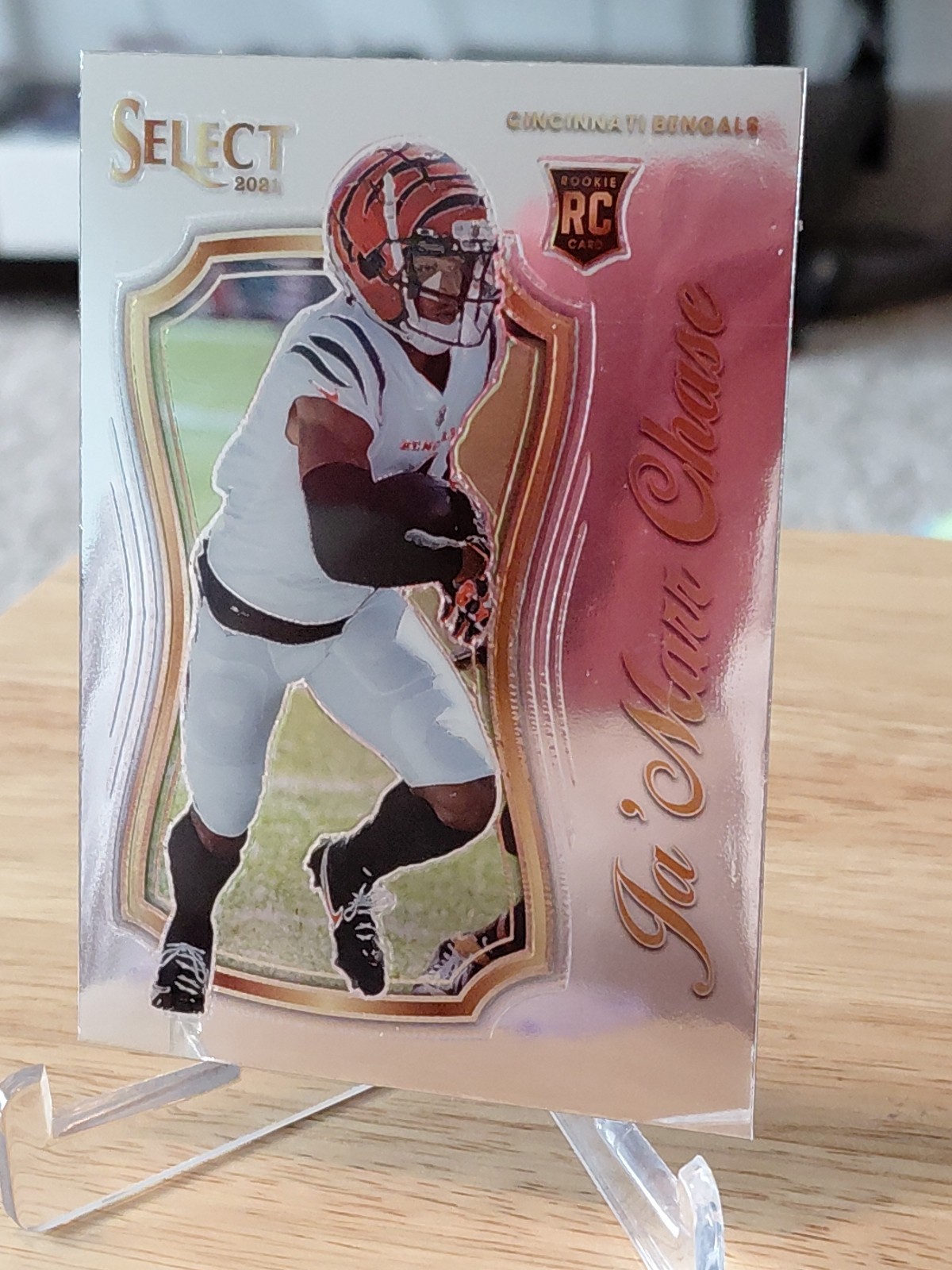 2021 Panini Select - Select Certified Rookies Ja'Marr Chase #SCR-12 (RC) Bengals