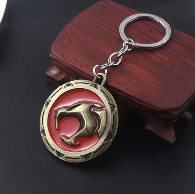 3D Keychain Leopard Head Shield Logo  Metal Key chain FREE SHIPPING 