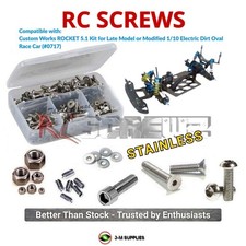 RCScrewZ Stainless Screw Kit cus026 for Custom Works Rocket 5.1 1/10 #0717 | SET