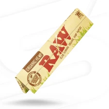 Raw organic hemp king size slim papers - 1 pack(32 per pack)