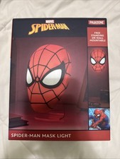 Paladone Spiderman Mask Light- Desk Light or Wall Mounted Marvel, USB Powered