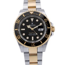 Rolex ROLEX Sea-Dweller 43mm Steel 18K Yellow Gold Black Dial 126603