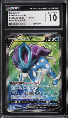 Suicune V graded CGC 10 for sale on eBay