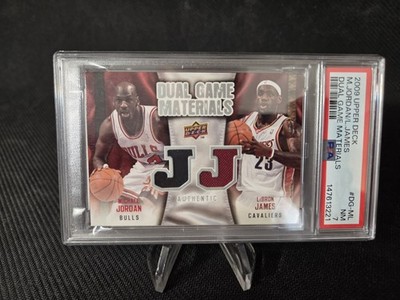 Upper Deck  - Michael Jordan / Lebron James - PSA 7 - Dual Games Materials 2009