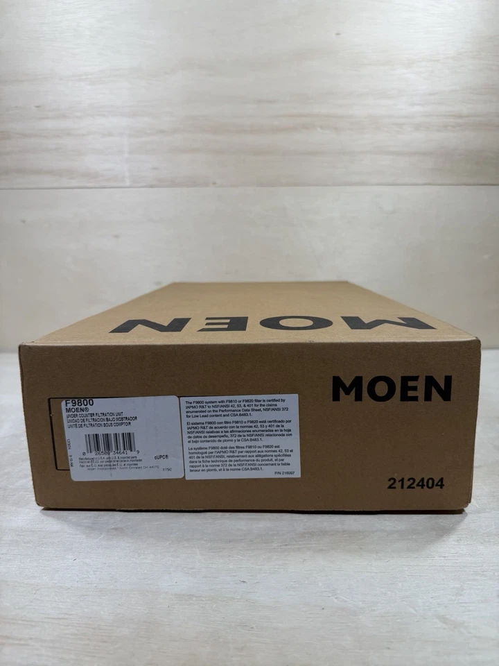 Moen Single-Stage Under Sink Advanced Water Filtration System F9800 - BRAND NEW - Image 2 of 4