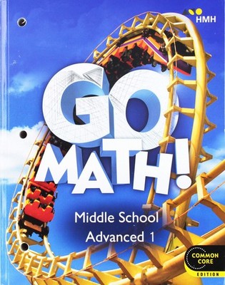 Student Interactive Worktext Advanced 1 (Go Math!) - paperback Houghton Miff...