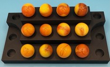 Lot of 12 Highly UV reactive Jabo classic yellow orange swirls