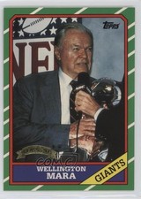 1997 Topps Hall of Fame Wellington Mara #3 HOF 0e2x