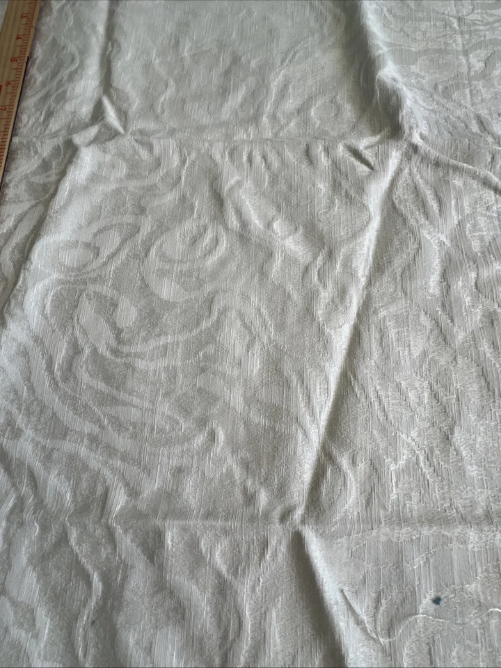 KF Fabric Remnants Off White Medium Weight Textured Quilting Crafts Pillows - Image 4 of 4