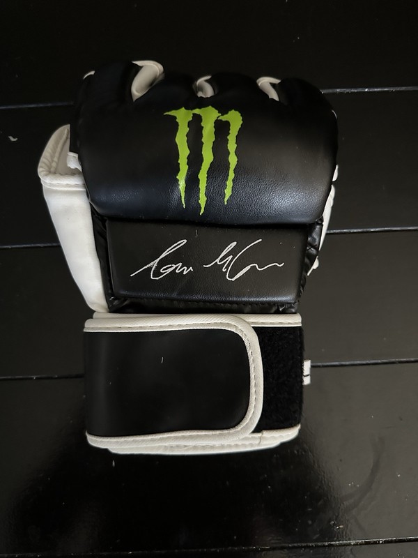 Monster Energy MMA glove signed by Conor McGregor 