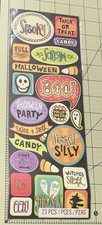 K  Company Embossed Halloween Stickers 30-664838 NIOP