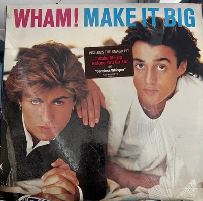 WHAM! Make It Big 1984 Vinyl LP Original 1st Press In SHRINK +HYPE-EX! Pop Rock